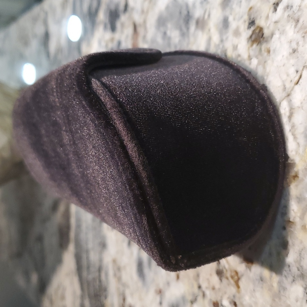 Tom Ford velour black/brown sunglasses case holder - Picture 8 of 12
